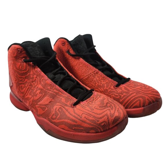 Air Jordan Super Fly 4 Basketball Shoes Red Jacquard 812870-605 Men\'s Size 9